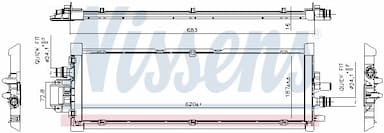 Radiators, Motora dzesēšanas sistēma NISSENS 606906 5