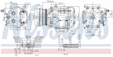 Kompresors, Gaisa kond. sistēma NISSENS 89240 7