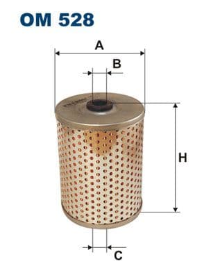 Filtrs, Hidropacēlāja sistēma FILTRON OM 528 1