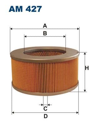 Gaisa filtrs FILTRON AM 427 1