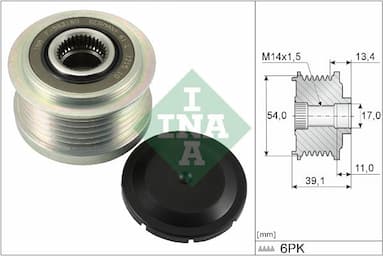 Ģeneratora brīvgaitas mehānisms Schaeffler INA 535 0311 10 1