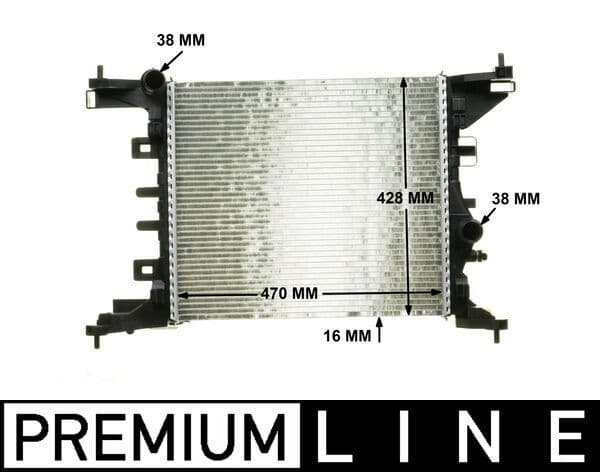 Radiators, Motora dzesēšanas sistēma MAHLE CR 1187 000P 1