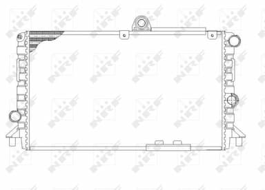 Radiators, Motora dzesēšanas sistēma NRF 58809 5