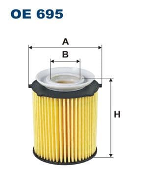 Eļļas filtrs FILTRON OE 695 1