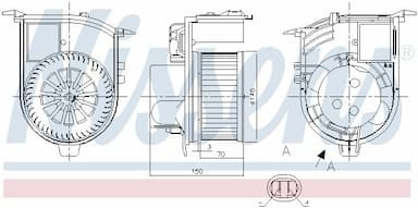 Salona ventilators NISSENS 87398 6