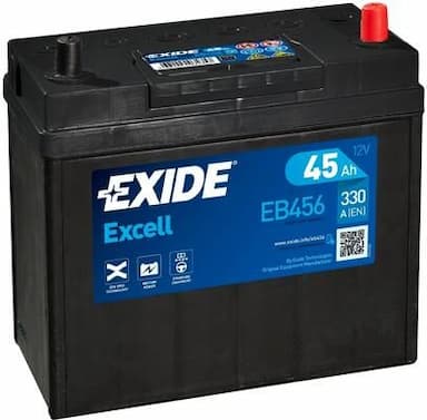 Startera akumulatoru baterija EXIDE EB456 1