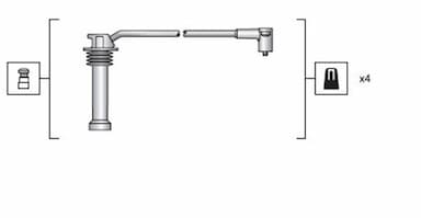 Augstsprieguma vadu komplekts MAGNETI MARELLI 941318111142 2
