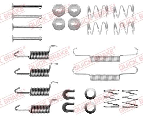 Piederumu komplekts, Stāvbremzes mehānisma bremžu loks QUICK BRAKE 105-0871 1