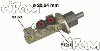 Galvenais bremžu cilindrs CIFAM 202-146 1