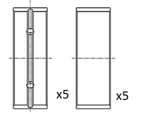 Kloķvārpstas gultnis FAI AutoParts BM1045-STD 1