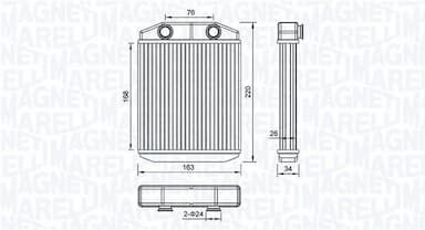 Siltummainis, Salona apsilde MAGNETI MARELLI 350218516000 1