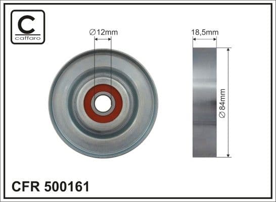 Spriegotājrullītis, Ķīļrievu siksna CAFFARO 500161 1