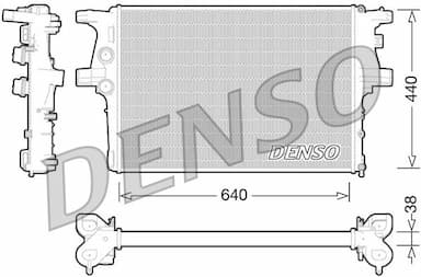 Radiators, Motora dzesēšanas sistēma DENSO DRM12008 1