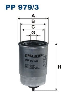 Degvielas filtrs FILTRON PP 979/3 1