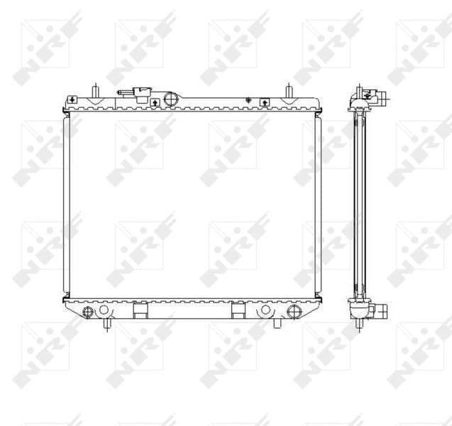 Radiators, Motora dzesēšanas sistēma NRF 53536 1