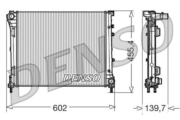 Radiators, Motora dzesēšanas sistēma DENSO DRM09162 1