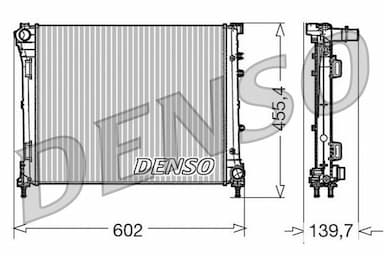 Radiators, Motora dzesēšanas sistēma DENSO DRM09162 1