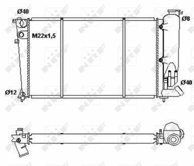 Radiators, Motora dzesēšanas sistēma NRF 50414 5