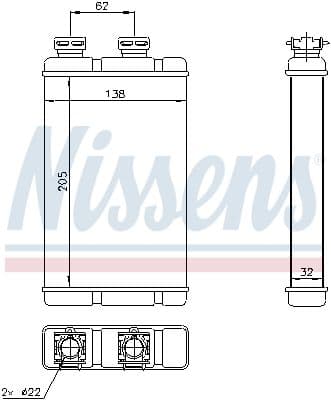 Siltummainis, Salona apsilde NISSENS 70513 6