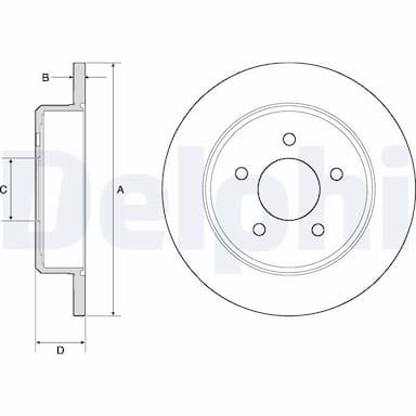 Bremžu diski DELPHI BG3739 1