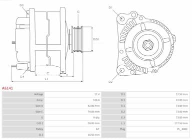 Ģenerators AS-PL A6141 5