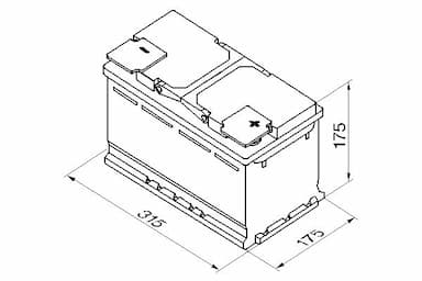 Startera akumulatoru baterija BOSCH 0 092 S50 100 6