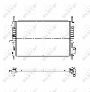 Radiators, Motora dzesēšanas sistēma NRF 509641 5