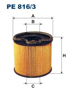 Degvielas filtrs FILTRON PE 816/3 1