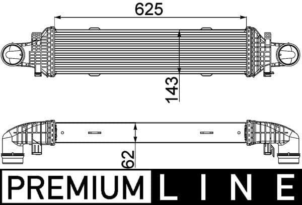 Starpdzesētājs MAHLE CI 357 000P 1