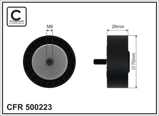 Parazīt-/Vadrullītis, Ķīļrievu siksna CAFFARO 500223 1