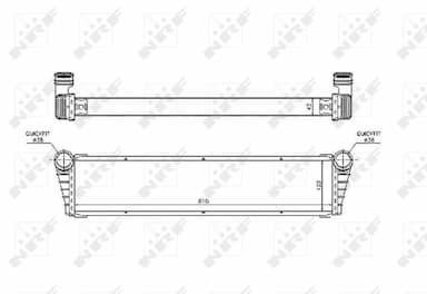 Radiators, Motora dzesēšanas sistēma NRF 53799 1