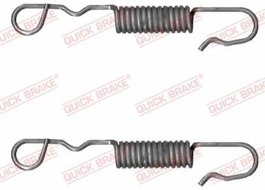 Remkomplekts, Stāvbremzes vārpsta (Bremžu suports) QUICK BRAKE 113-0518 1