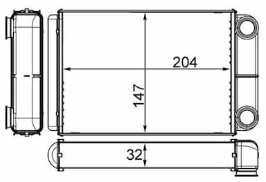 Siltummainis, Salona apsilde MAHLE AH 258 000S 1