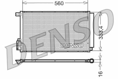 Kondensators, Gaisa kond. sistēma DENSO DCN13109 1