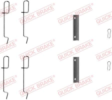 Piederumu komplekts, Disku bremžu uzlikas QUICK BRAKE 109-1125 1