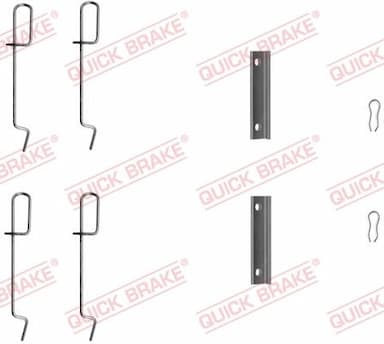 Piederumu komplekts, Disku bremžu uzlikas QUICK BRAKE 109-1125 1