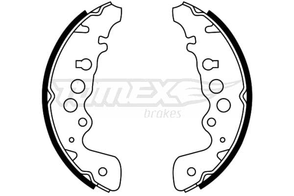 Bremžu loku komplekts TOMEX Brakes TX 22-04 1