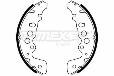 Bremžu loku komplekts TOMEX Brakes TX 22-04 1