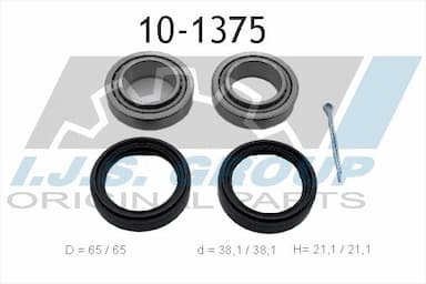 Riteņa rumbas gultņa komplekts IJS GROUP 10-1375 1