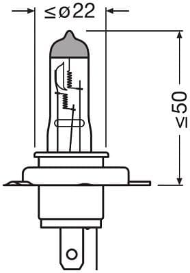 Kvēlspuldze ams-OSRAM 64181L 3