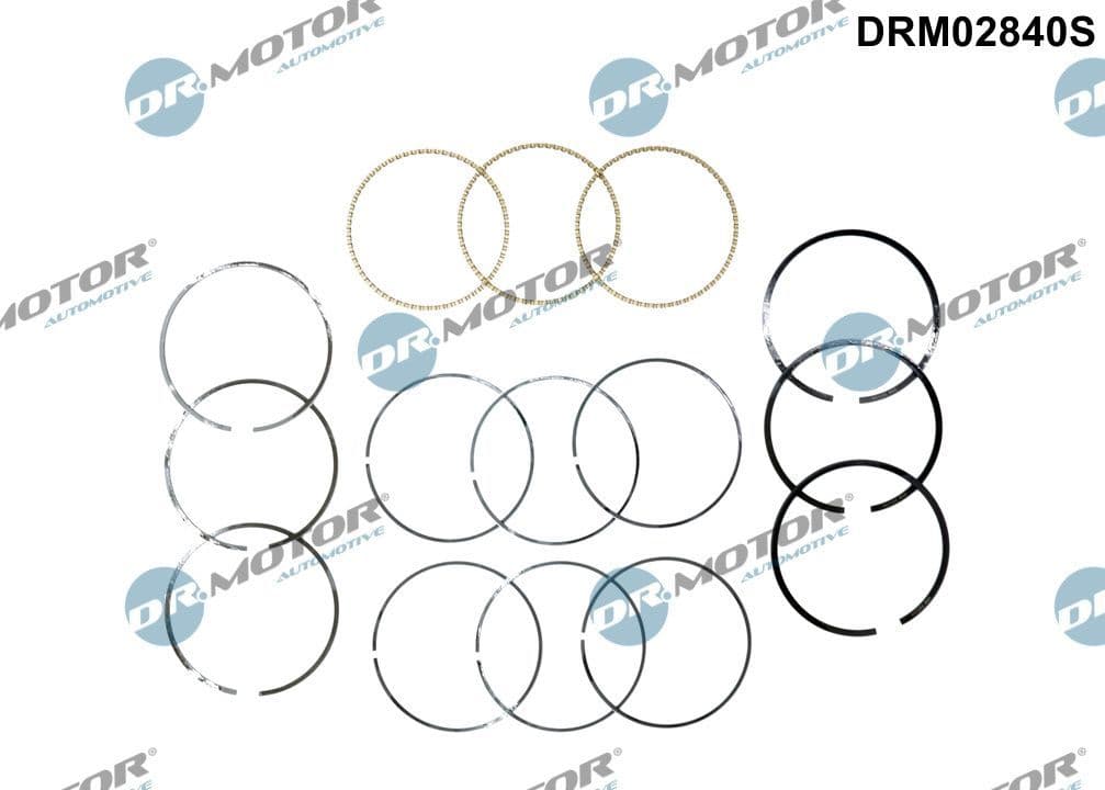 Virzuļa gredzenu komplekts Dr.Motor Automotive DRM02840S 1