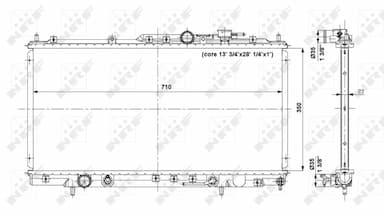 Radiators, Motora dzesēšanas sistēma NRF 56019 5