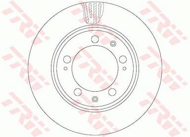 Bremžu diski TRW DF6484S 1