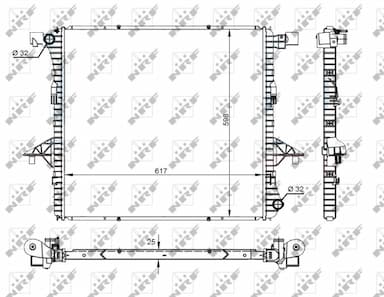 Radiators, Motora dzesēšanas sistēma NRF 59145 1