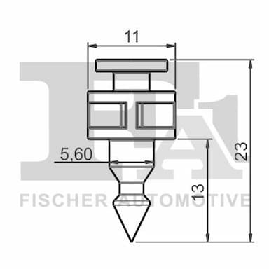 Moldings/aizsarguzlika FA1 11-40123.10 2