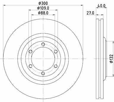 Bremžu diski HELLA 8DD 355 125-231 4