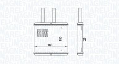 Siltummainis, Salona apsilde MAGNETI MARELLI 350218437000 1