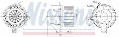 Salona ventilators NISSENS 87607 1