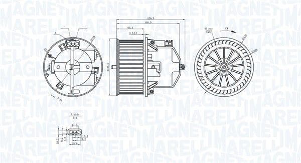 Salona ventilators MAGNETI MARELLI 069412371010 1