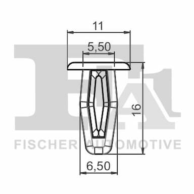 Moldings/aizsarguzlika FA1 75-10010.10 2